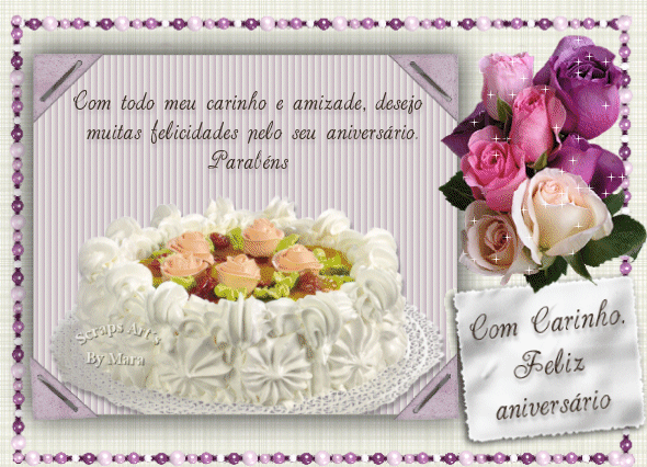 Bolos E Flores De Feliz Aniversario